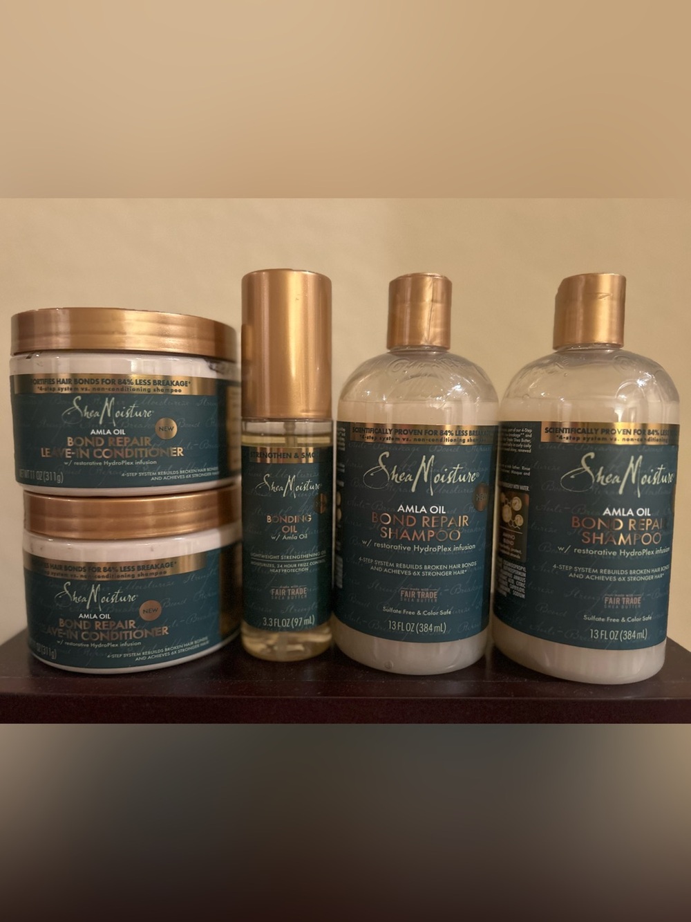 Shea Moisture Amla Oil Bond Repair Bundle of 5 items